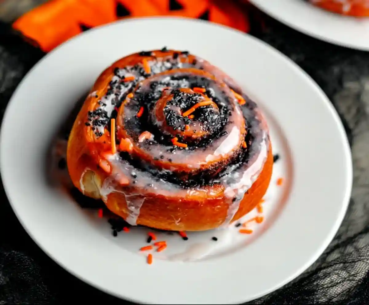 Halloween Cinnamon Rolls