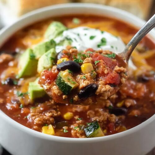 Instant Pot Turkey Veggie Chili
