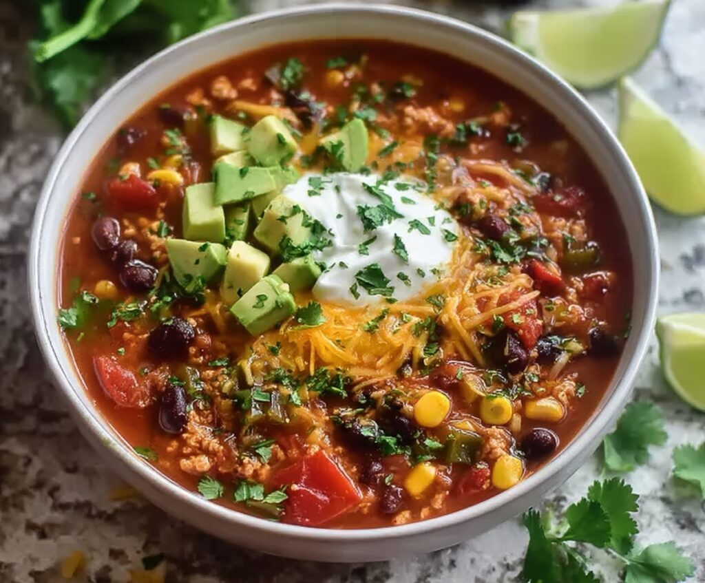 Instant Pot Turkey Veggie Chili