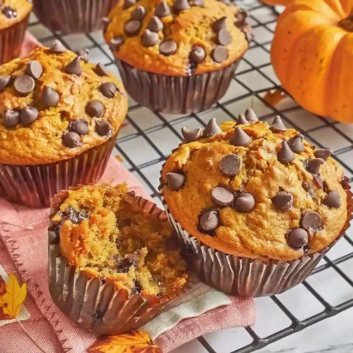 Pumpkin Chocolate Chip Muffins
