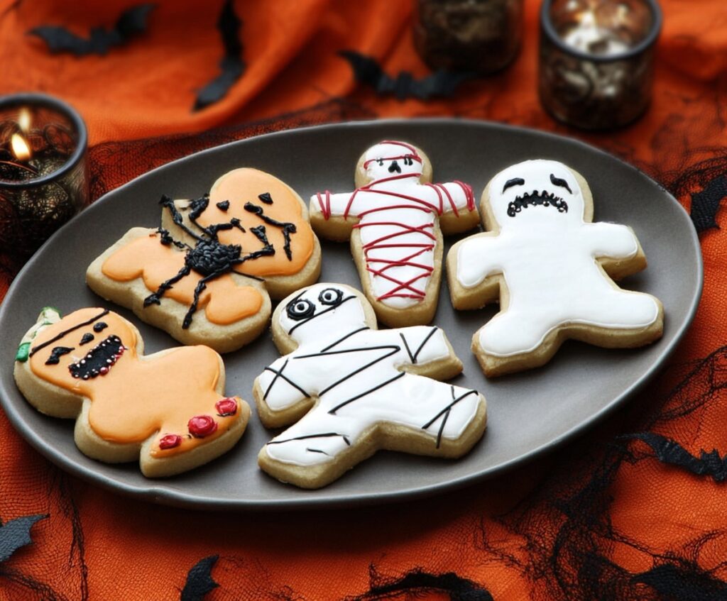 Scary Halloween cookies