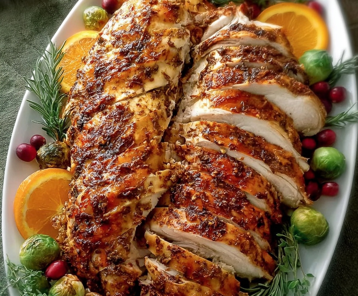 Homemade Dry Rub Roasted Turkey