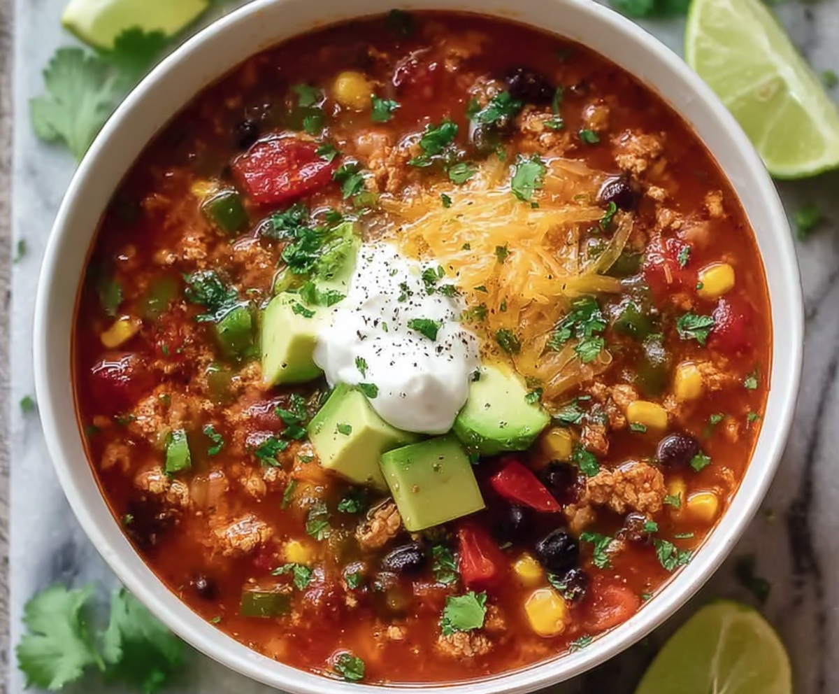 Irresistible Instant Pot Turkey Veggie Chili