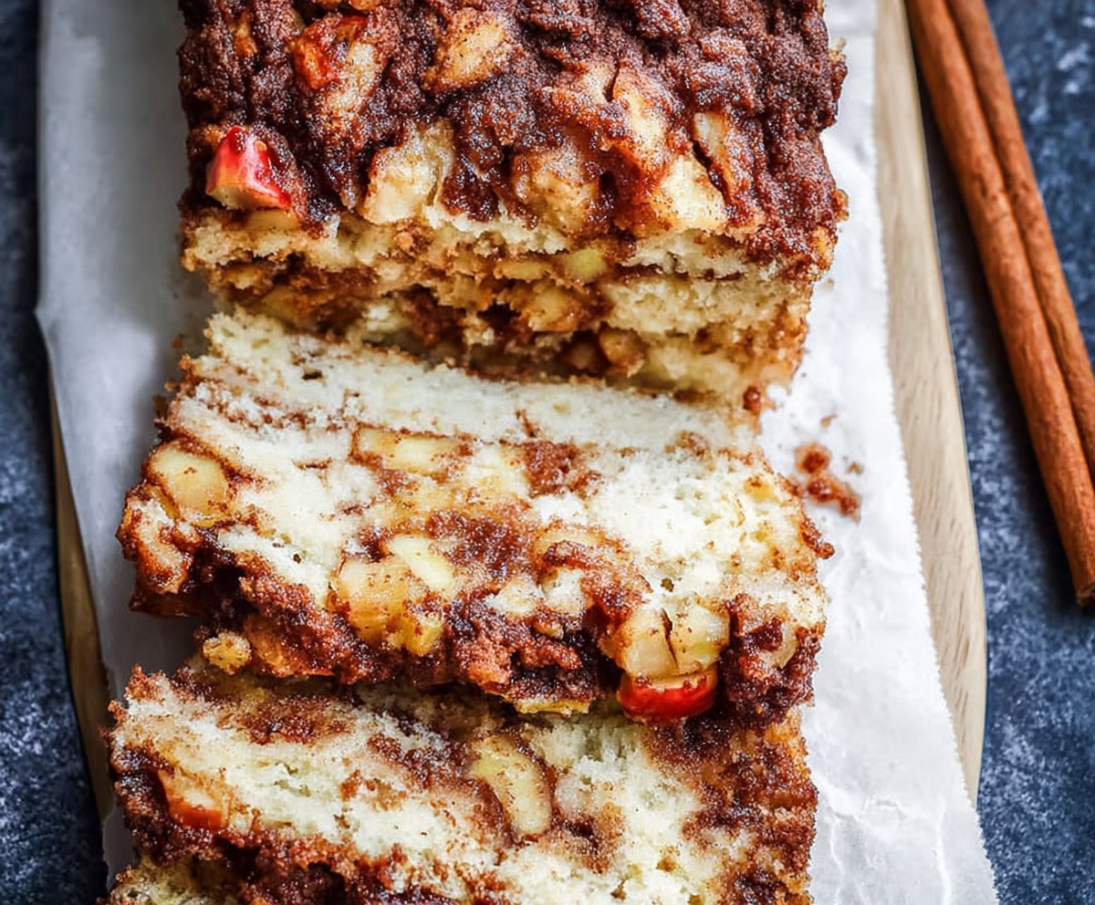 Homemade Apple Cinnamon Bread Recipe