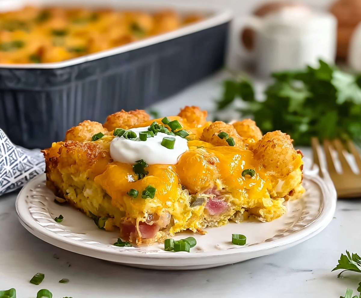 Breakfast Casserole with Tater Tots Recipe