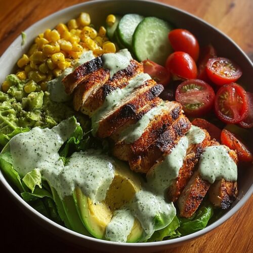 Grilled Chicken Avocado Power Bowl