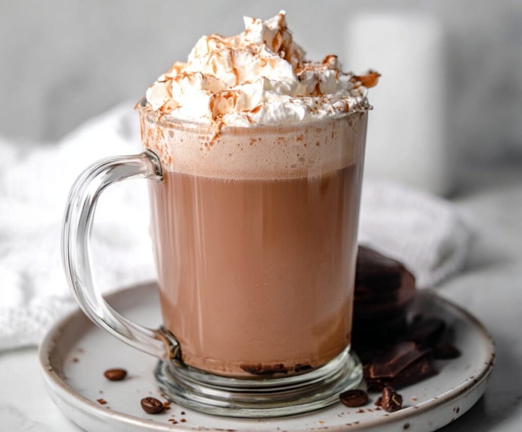 Homemade Mocha Latte