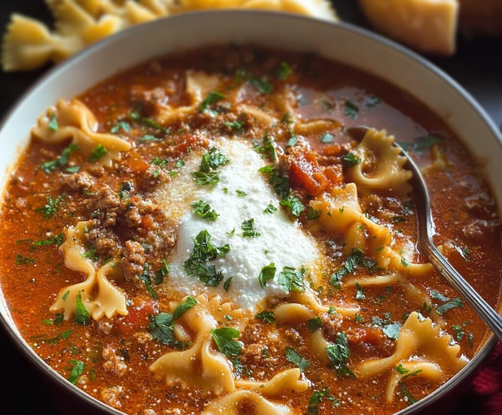 Lasagna Soup