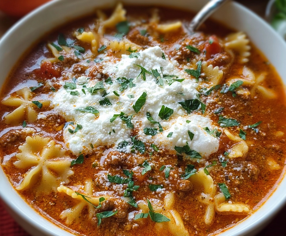 Lasagna Soup