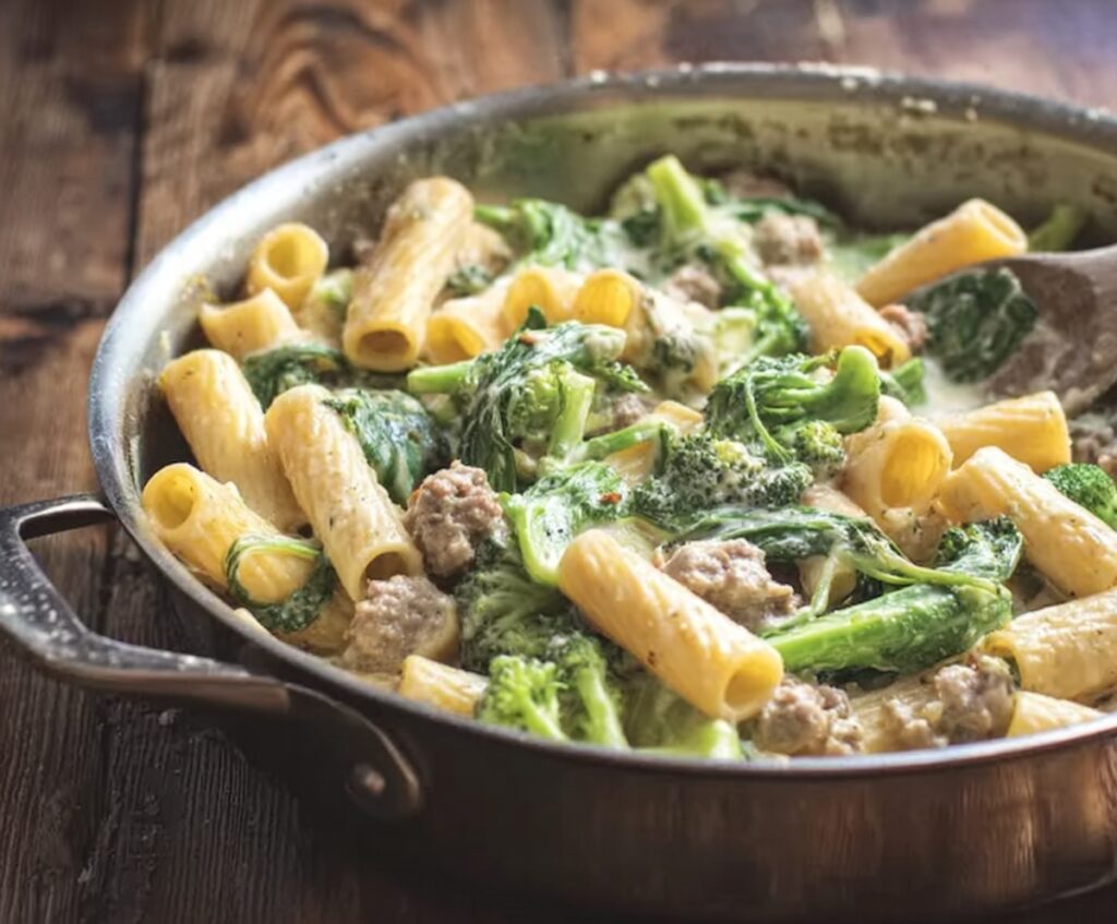 Rigatoni with Broccoli and Sausage
