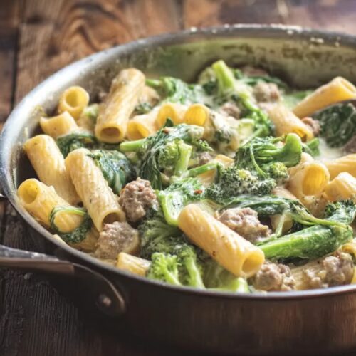 Rigatoni with Broccoli and Sausage
