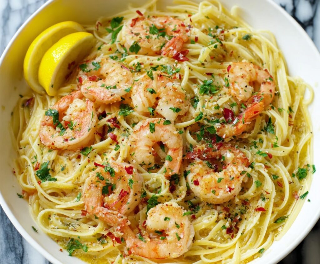 Shrimp Scampi Pasta