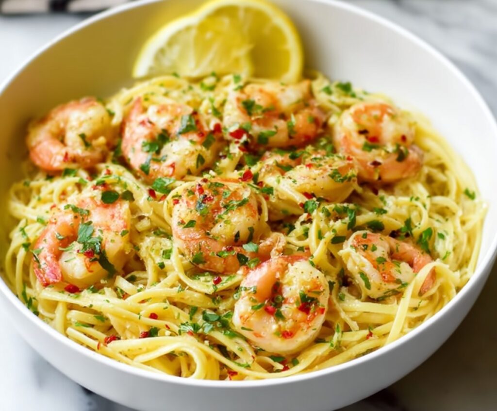 Shrimp Scampi Pasta