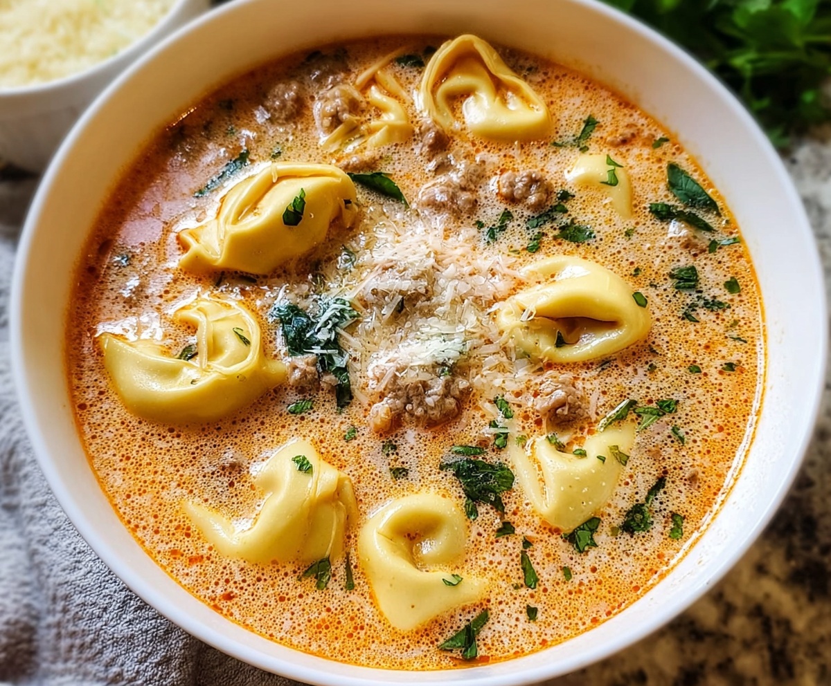 Creamy Tortellini Soup