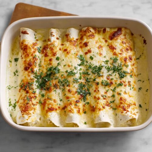 White Chicken Enchiladas