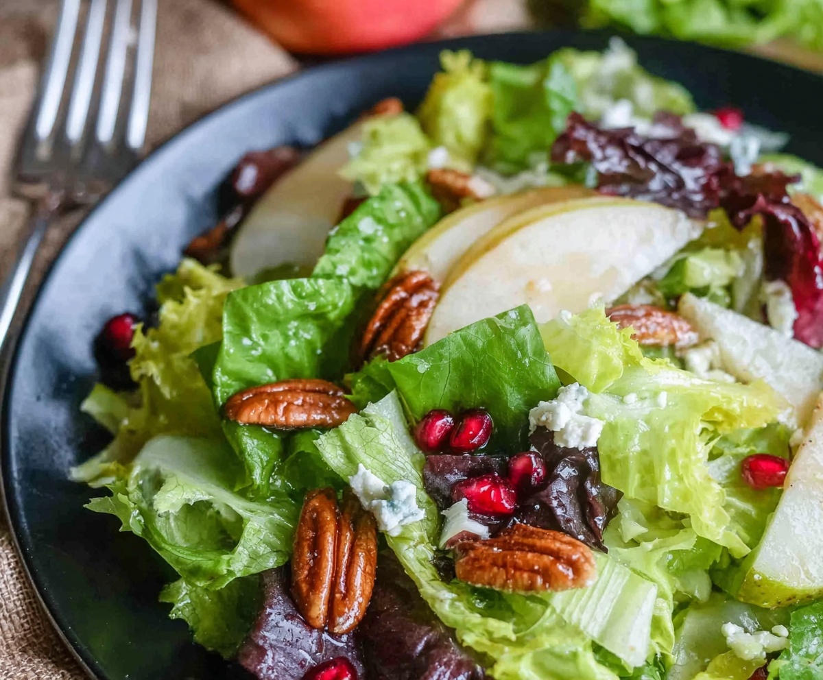 Winter Salad with Homemade Vinaigrette
