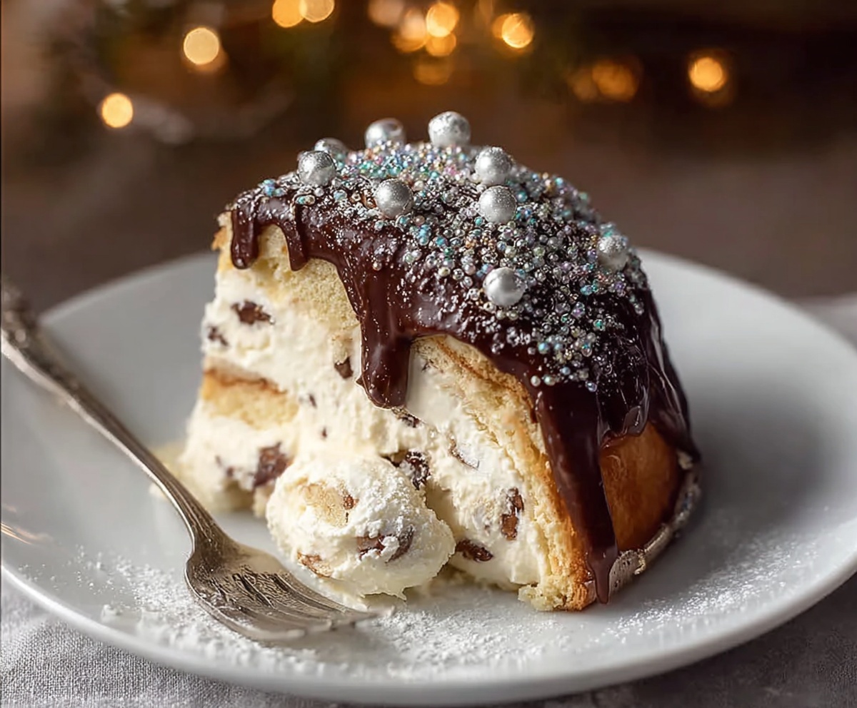 Tasty Panettone Ice Cream Cake