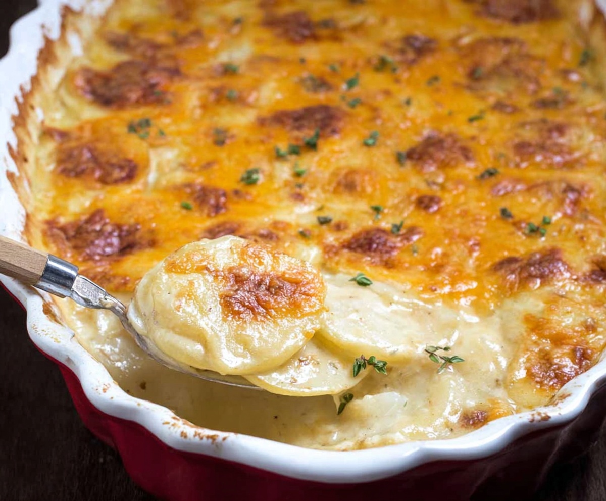 Easy Cheesy Scalloped Potatoes