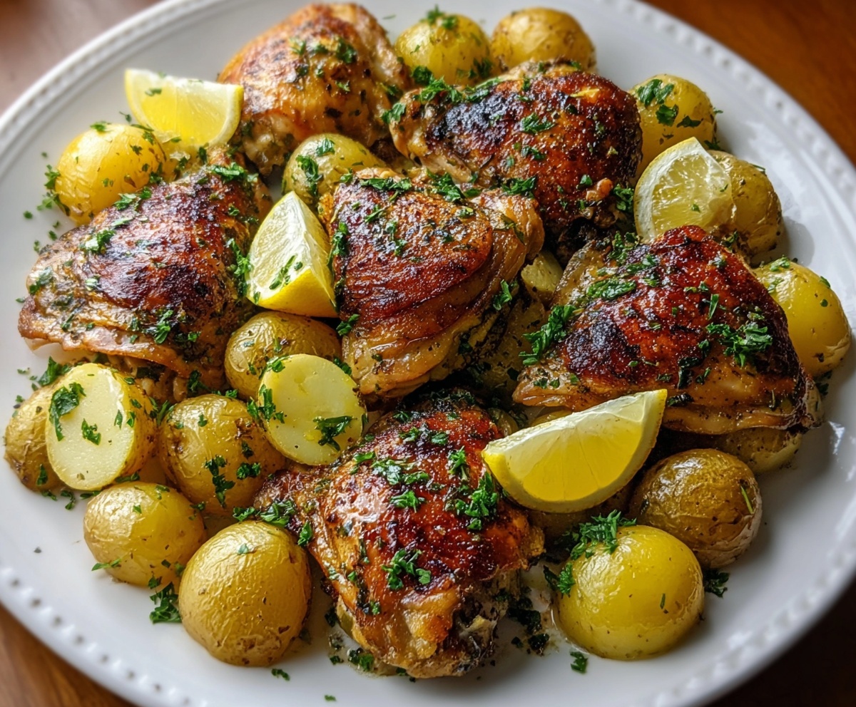 Chicken Thighs and Potatoes