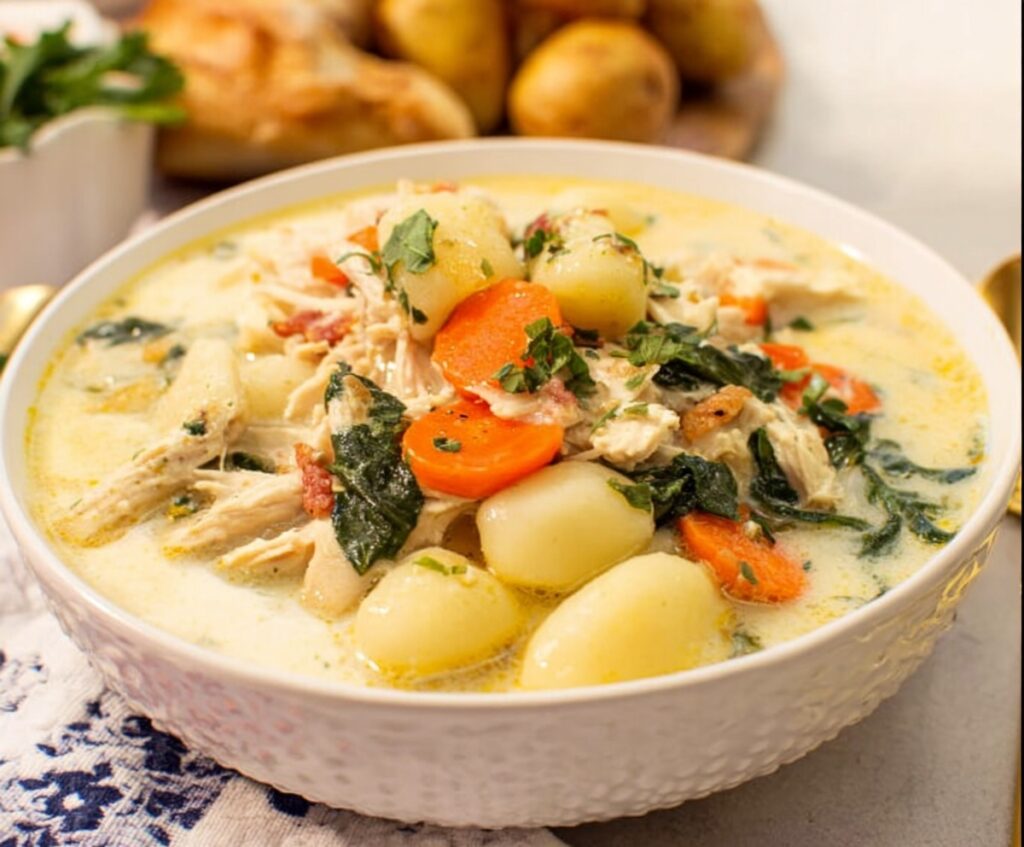 Crockpot Chicken Gnocchi Soup
