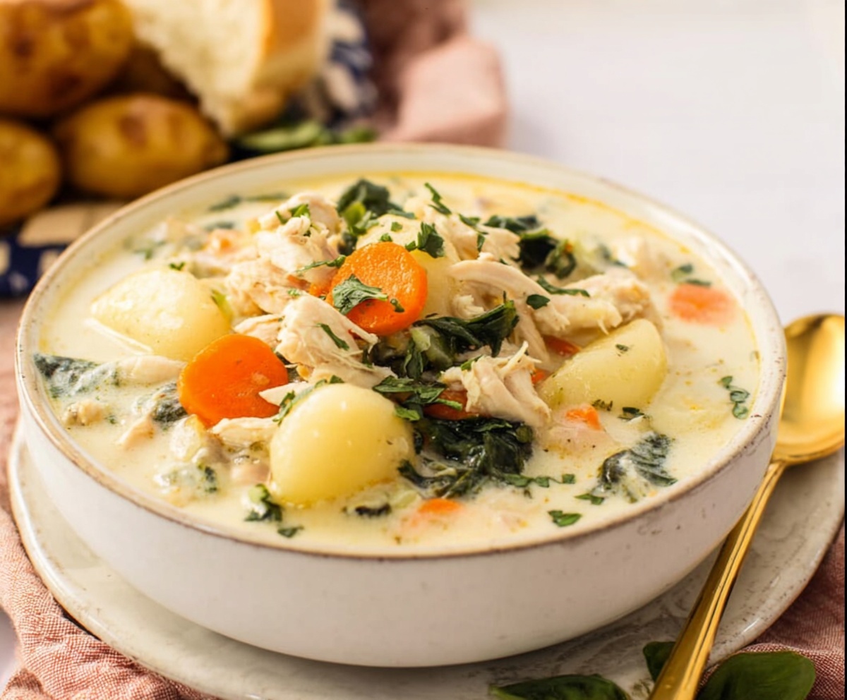 Crockpot Chicken Gnocchi Soup