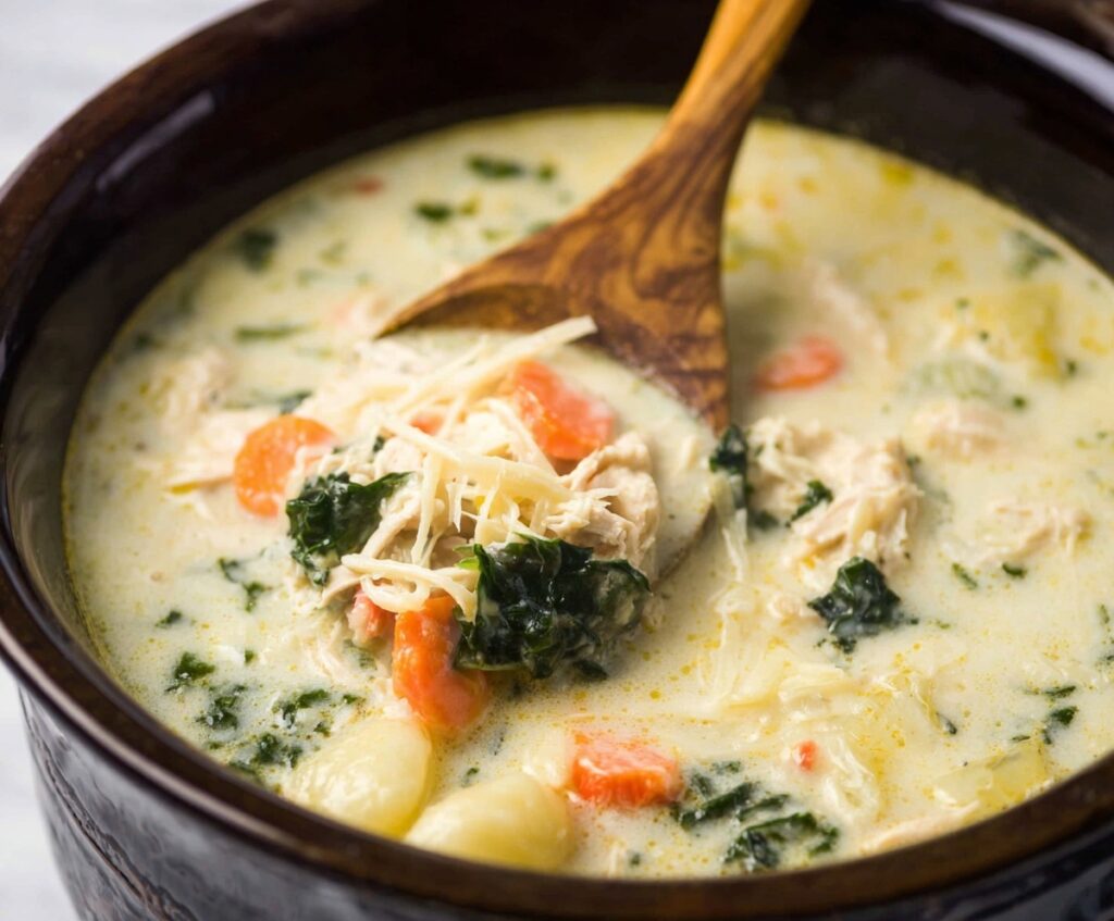 Crockpot Chicken Gnocchi Soup