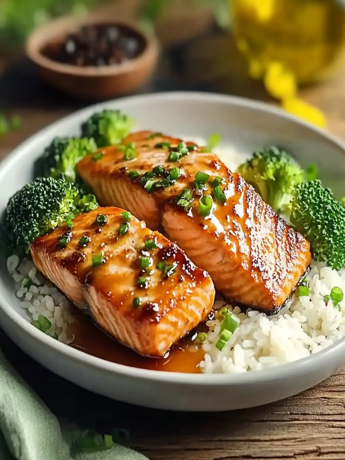 Air Fryer Honey Garlic Salmon