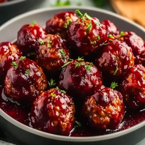 Perfect Cranberry Meatballs
