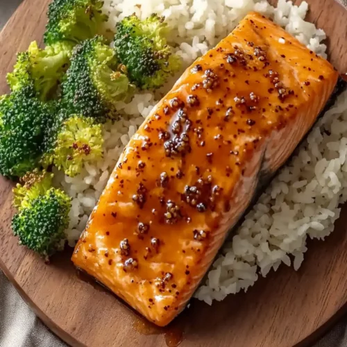 Tender Maple Glazed Baked Salmon