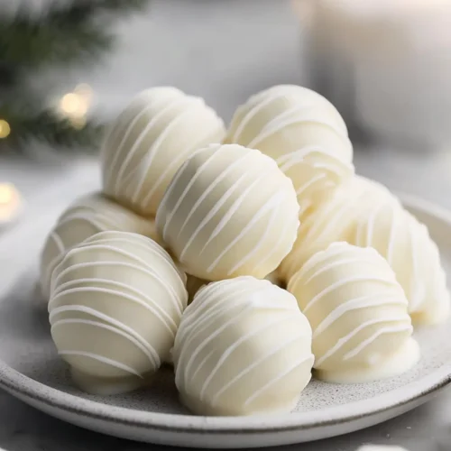 Smooth White Chocolate Truffles