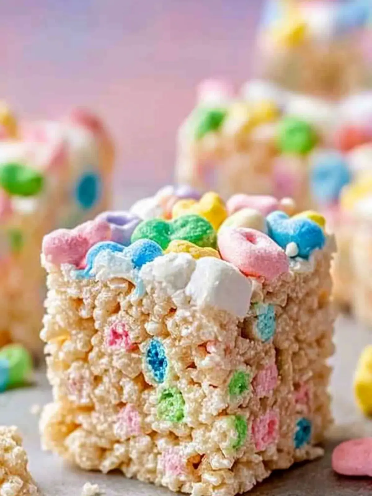 lucky charms rice crispy treats