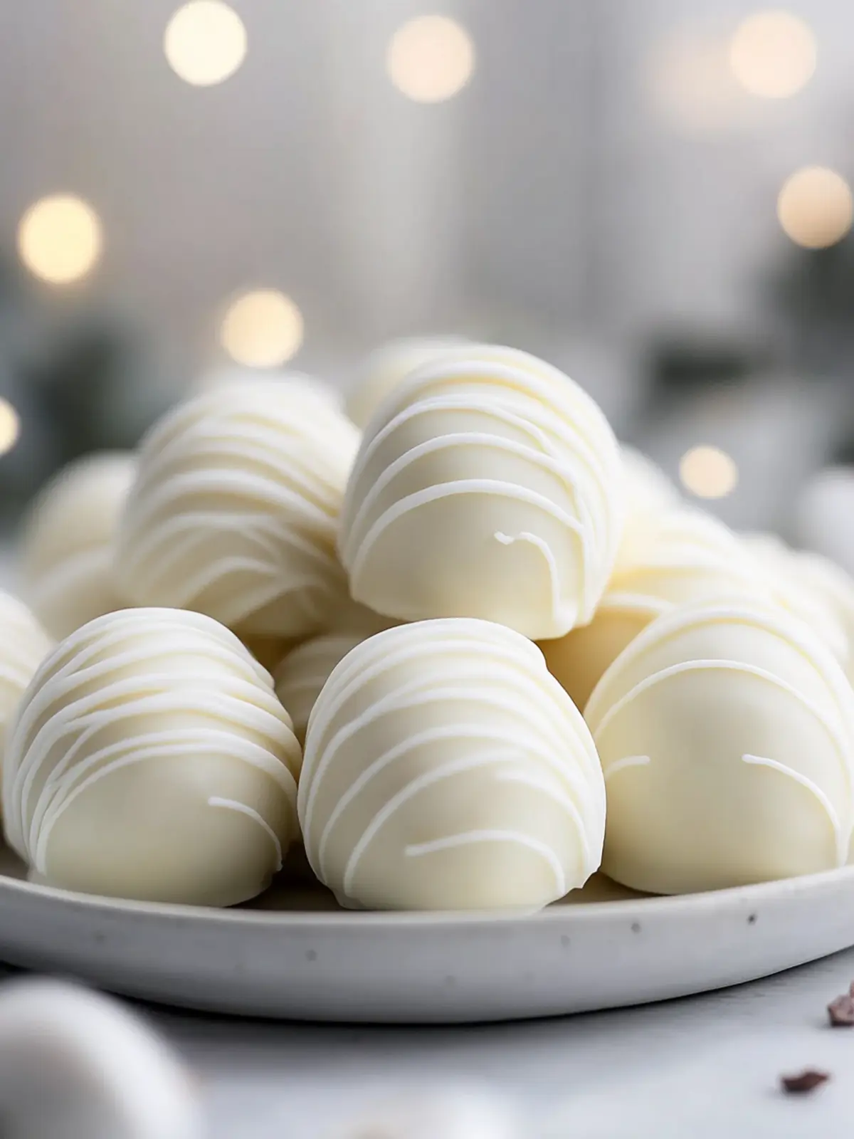 Smooth White Chocolate Truffles