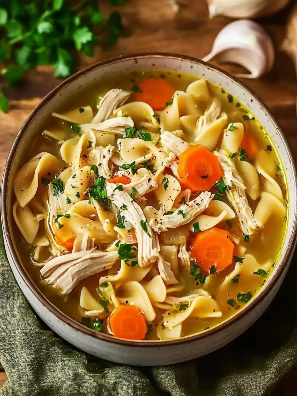 Pot Chicken Noodle Soup