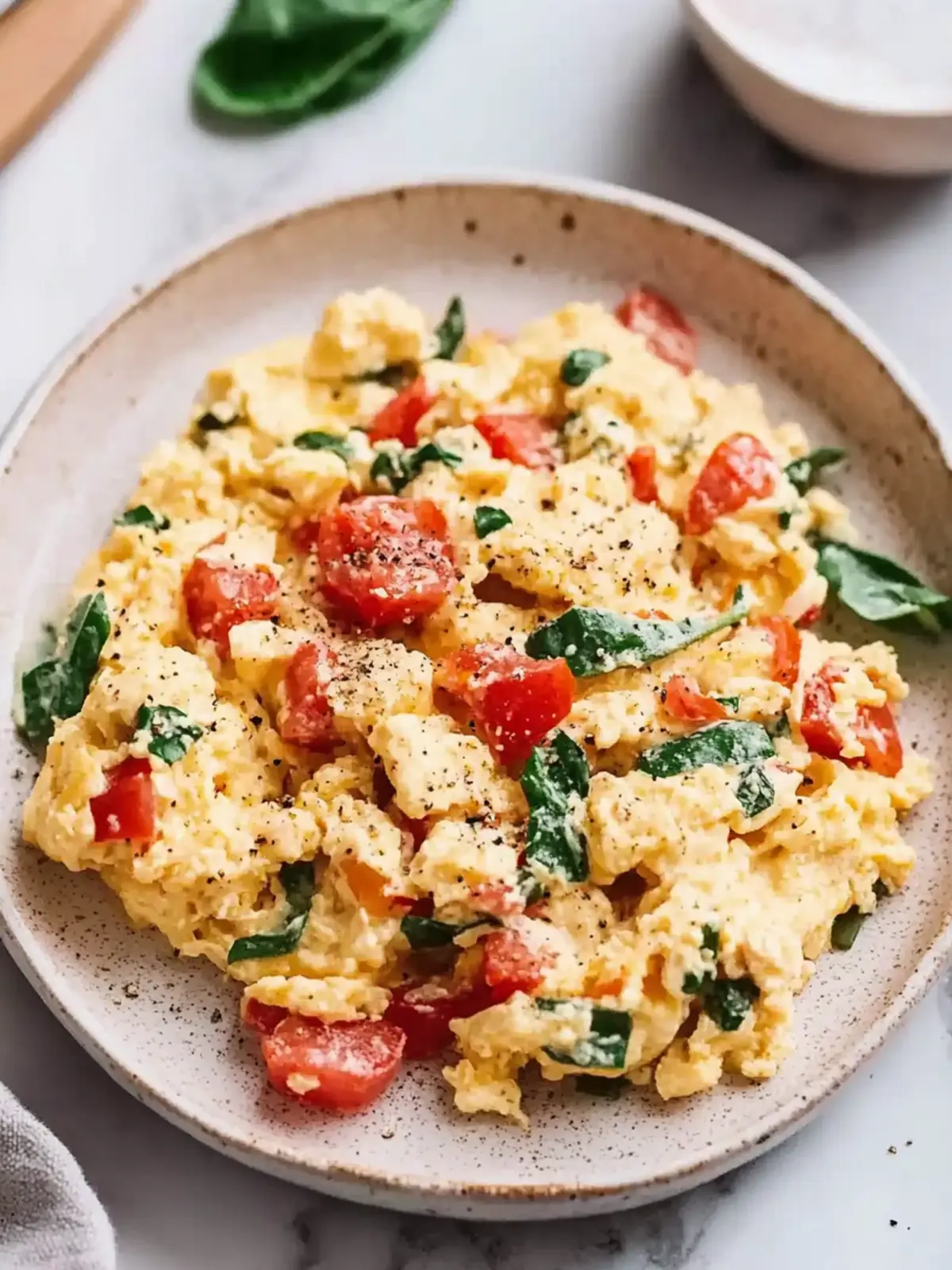 Tomato Mediterranean Scrambled Eggs