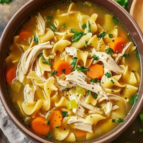 Pot Chicken Noodle Soup