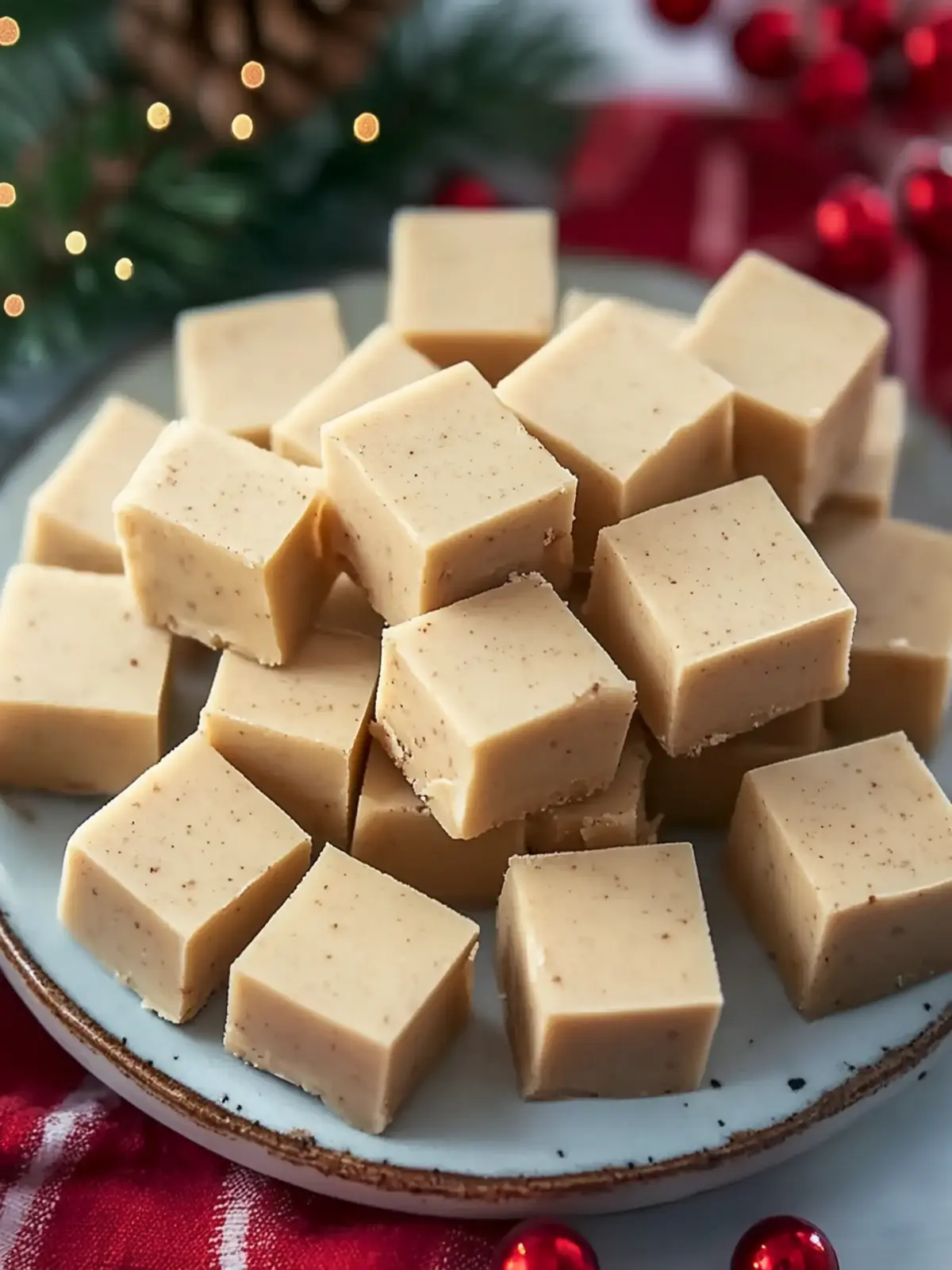 Eggnog Fudge