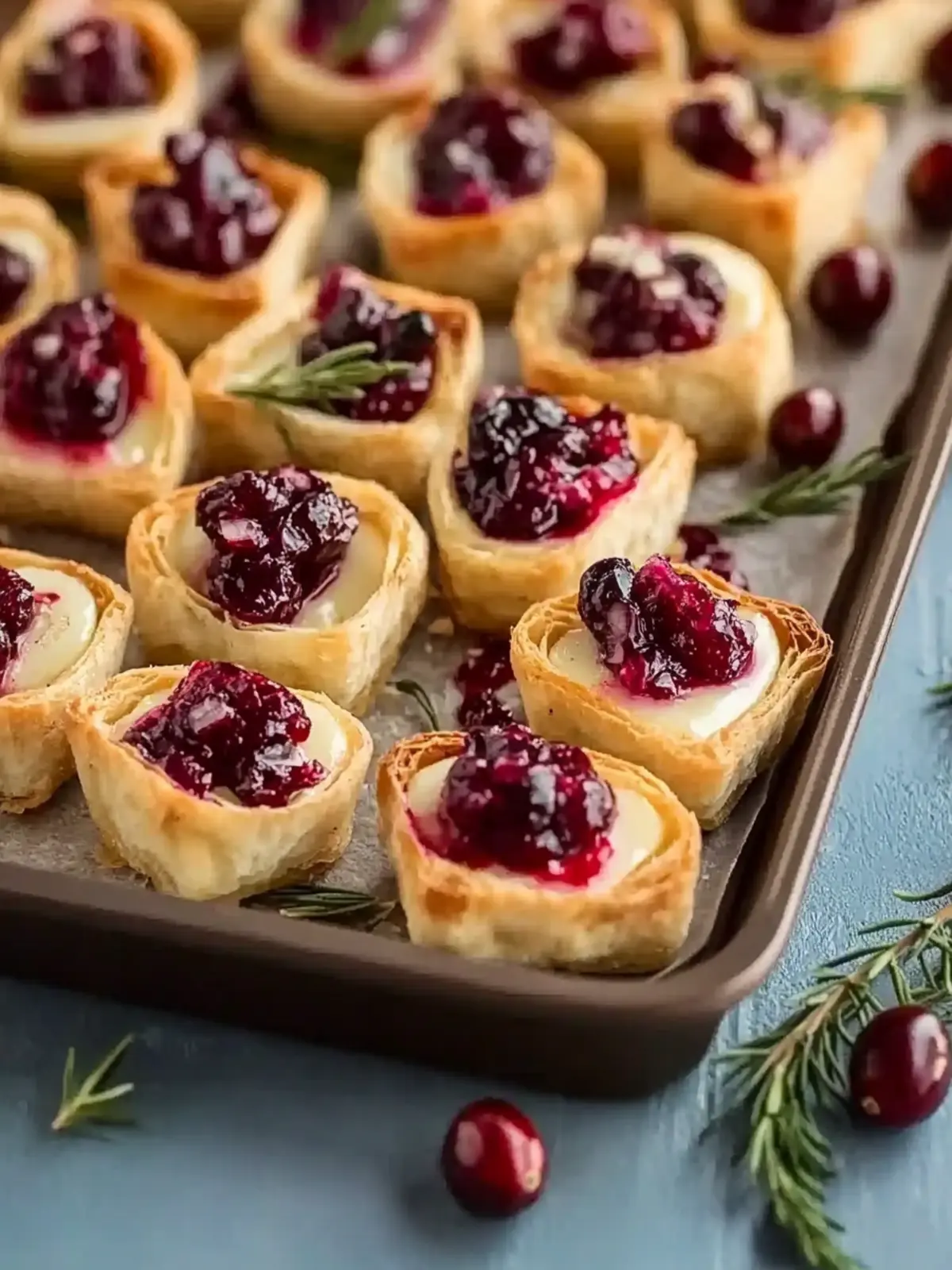 Cranberry Brie Bites