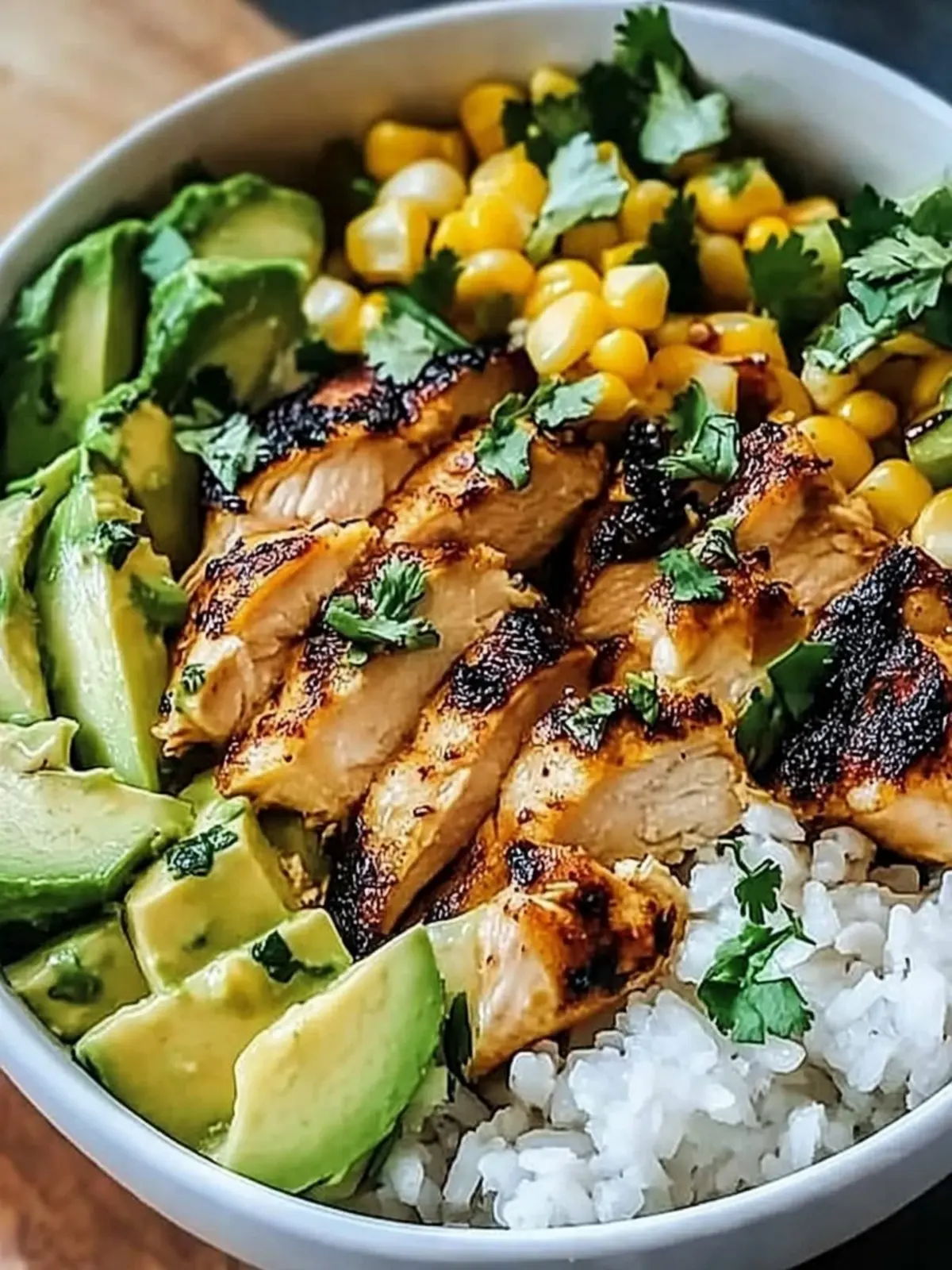 Street Corn Chicken Rice Bowl Recipe