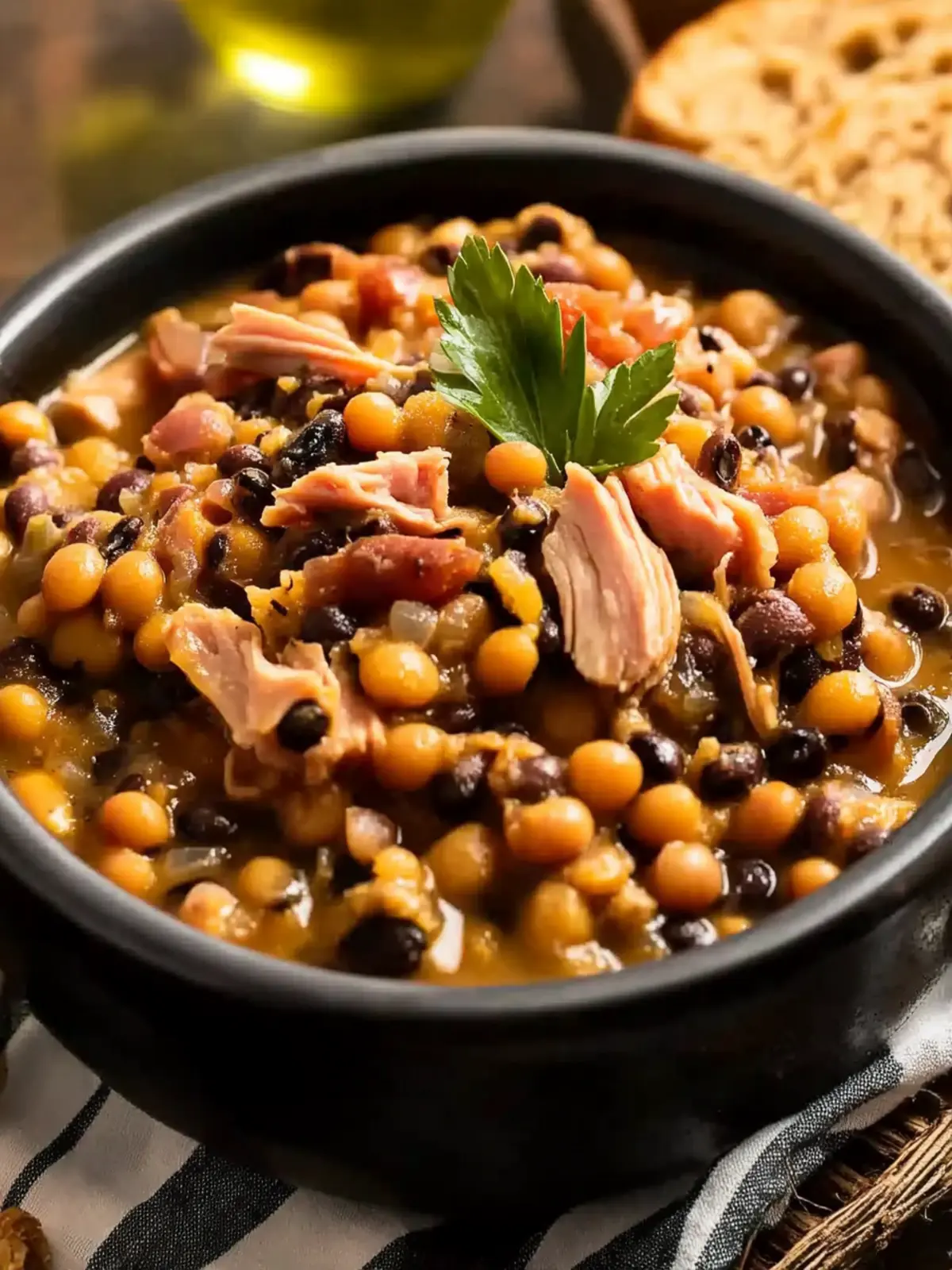 Black Eyed Peas with Smoked Turkey