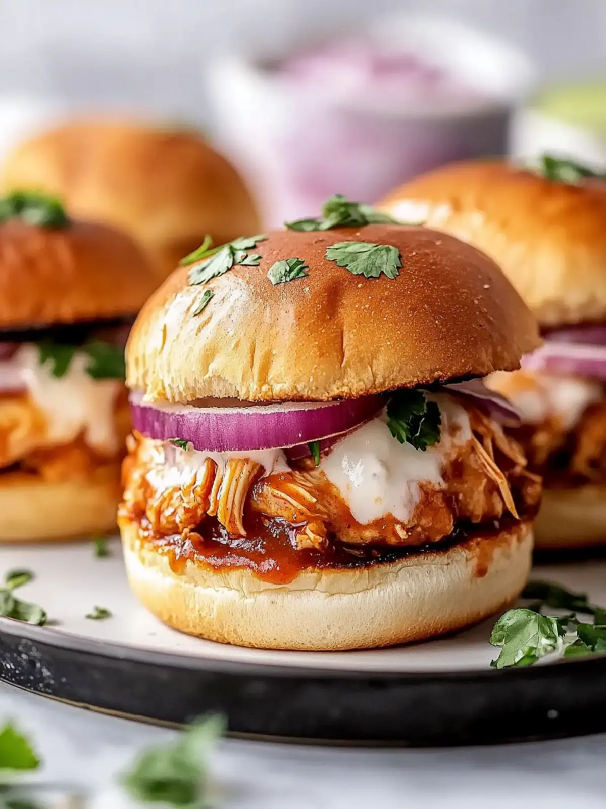 BBQ Chicken Sliders