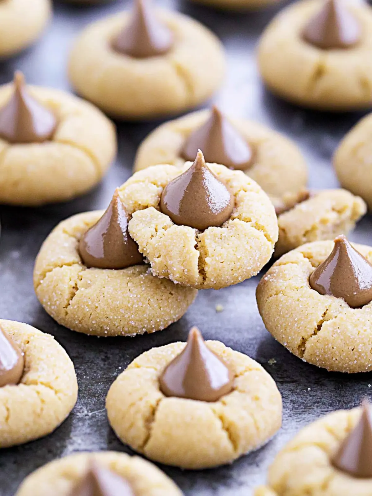 peanut butter blossom cookies