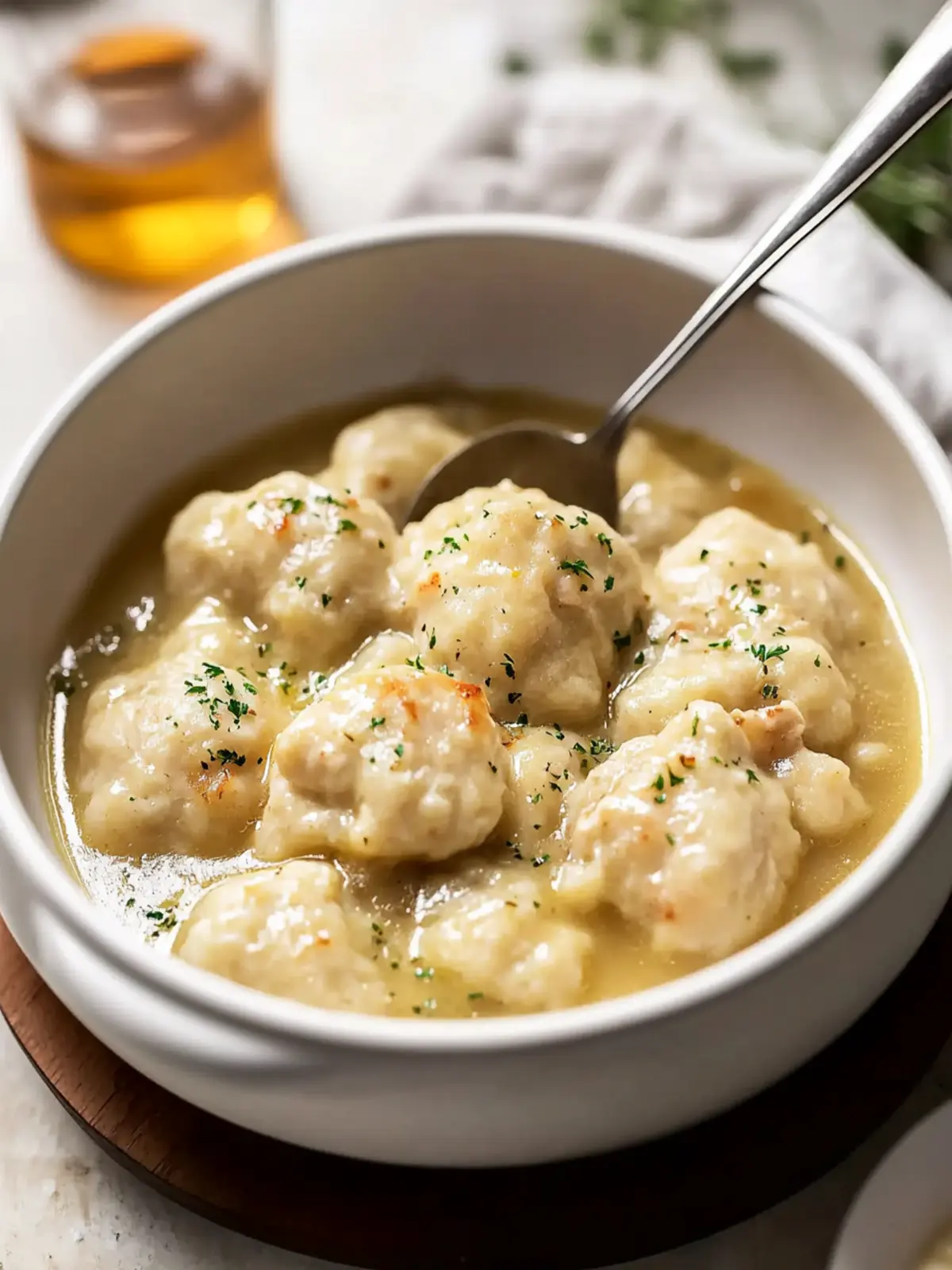 Comforting Chicken and Dumplings Made Easy in a Slow Cooker