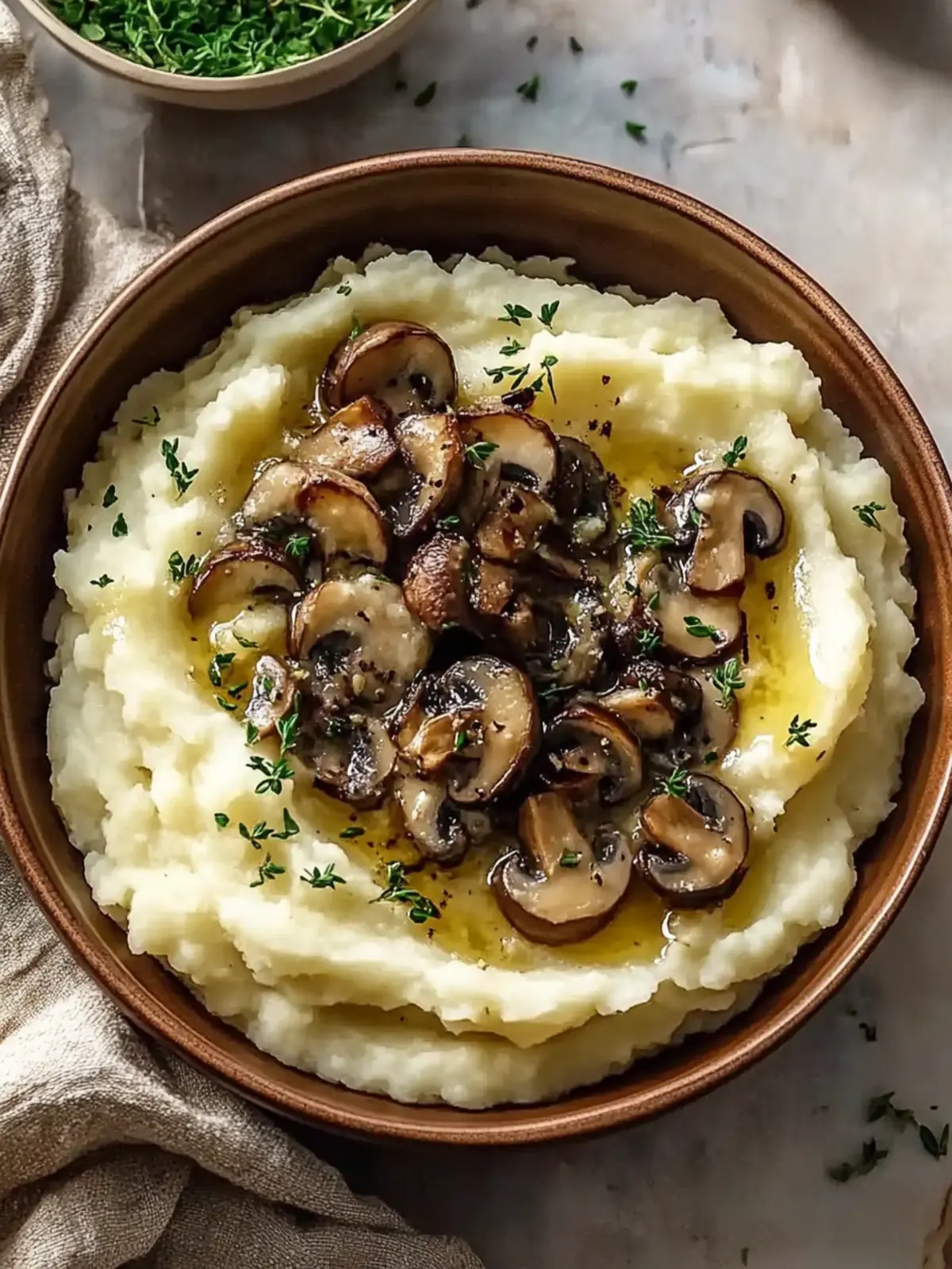 Mashed Potatoes with Mushrooms