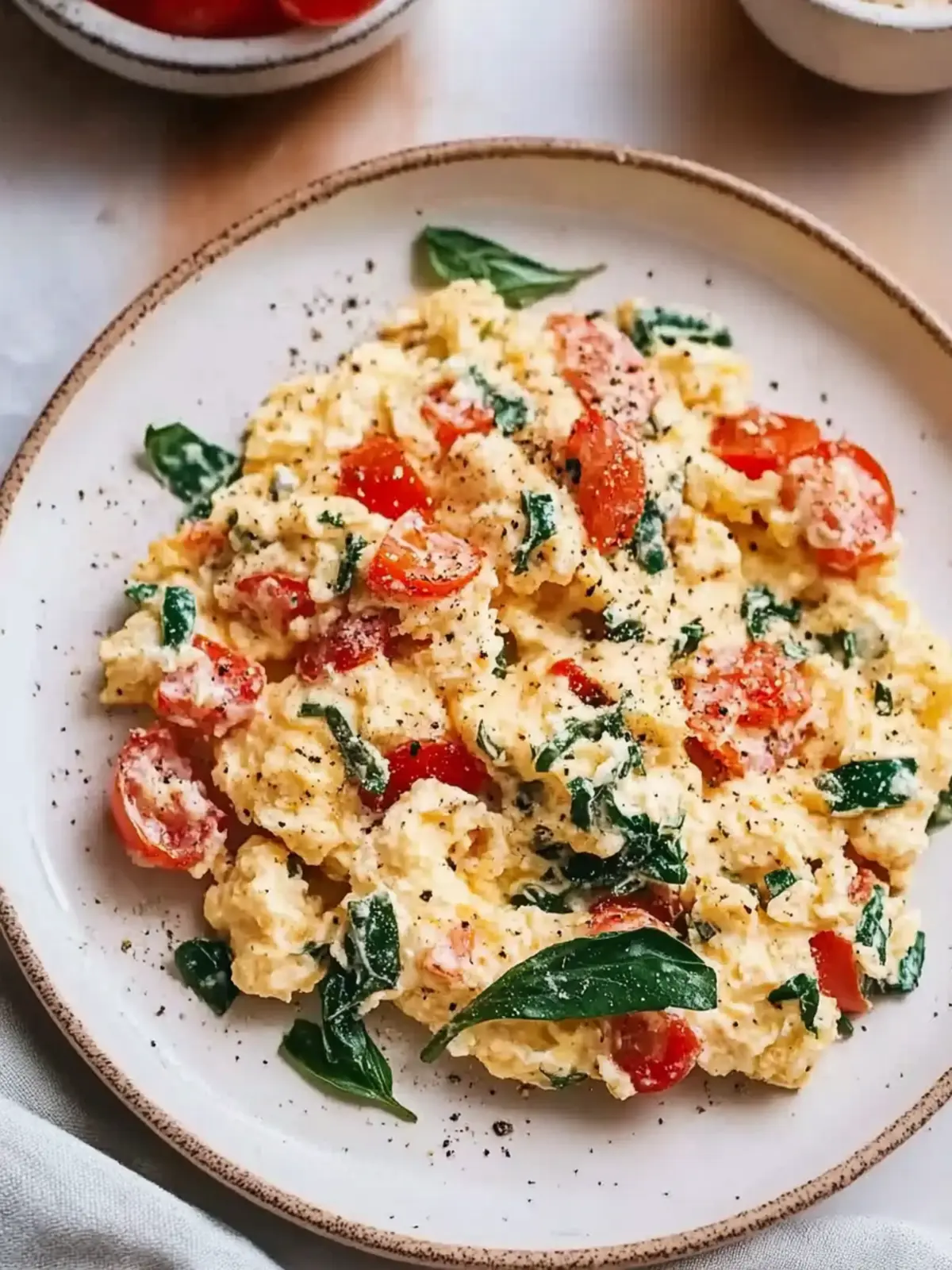 Tomato Mediterranean Scrambled Eggs