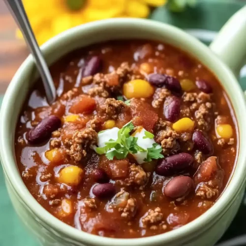 Three Bean Beef Chili