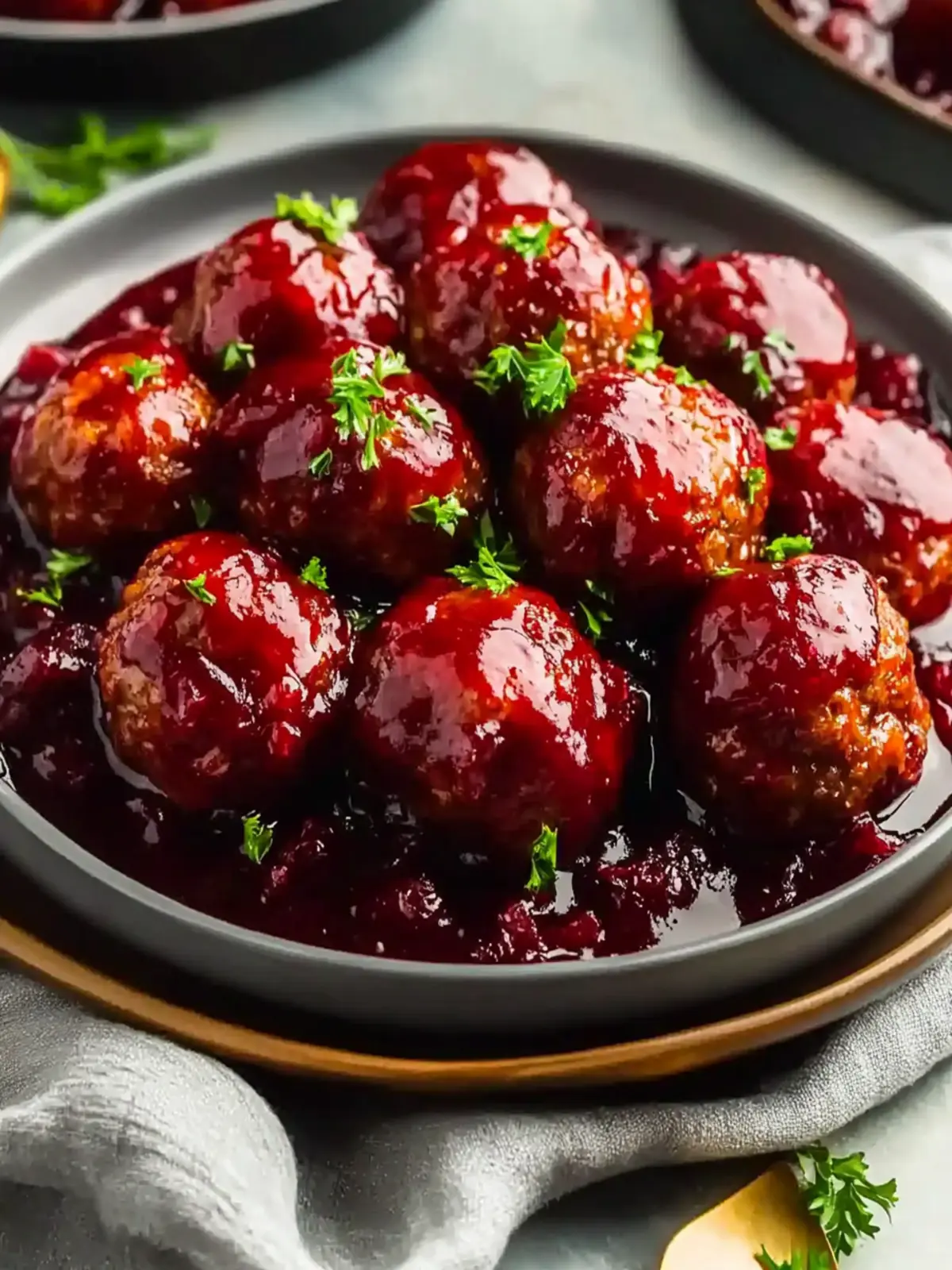 Perfect Cranberry Meatballs