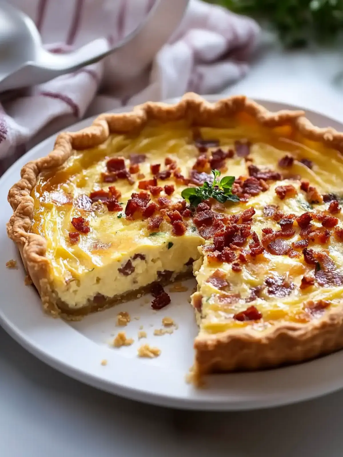 Creamy Quiche Lorraine