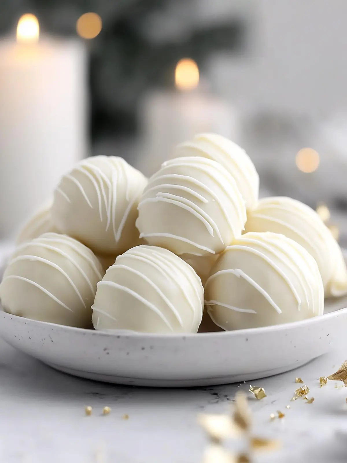 Smooth White Chocolate Truffles