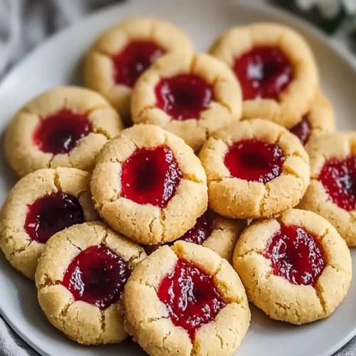 Almond Flour Thumbprint Cookies