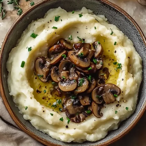 Mashed Potatoes with Mushrooms